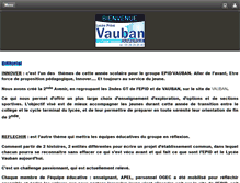Tablet Screenshot of lycee-vauban-dunkerque.com